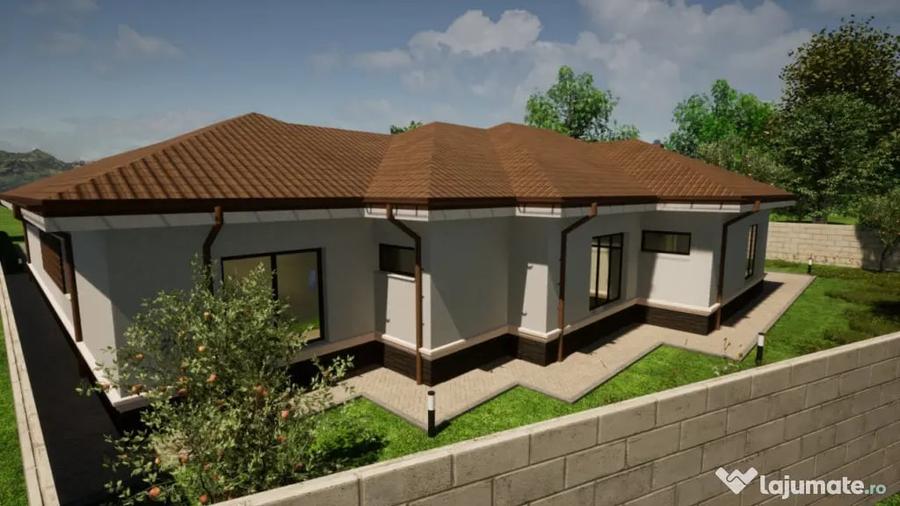 Casă cu 5 camere cu Teren 800 Mp în Tăuții-Măgherăuș
