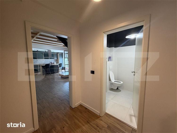 Apartament pe 2 niveluri, 150 mp, mansarda birou, parcare, zona Calea - 6