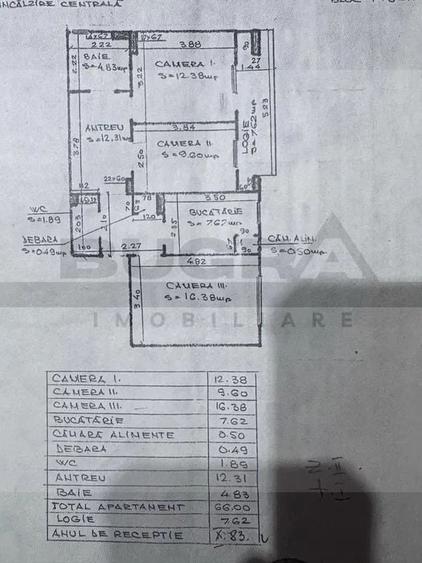 Apartament cu 3 camere, 2 bai, 66 mp, decomandat, Zona Ion Mester - 6
