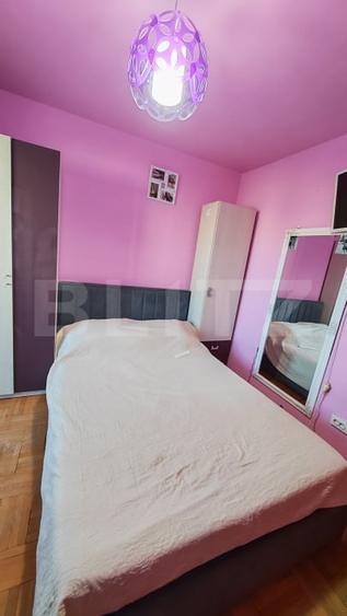 Apartament cu 3 camere decomandat, mobilat în Nufărul