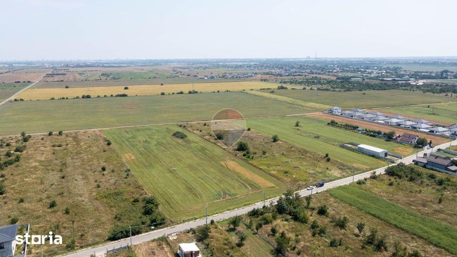 Teren de 2500 mp, în Dragomirești-Vale