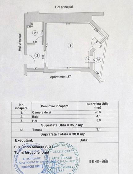Apartament în Nord