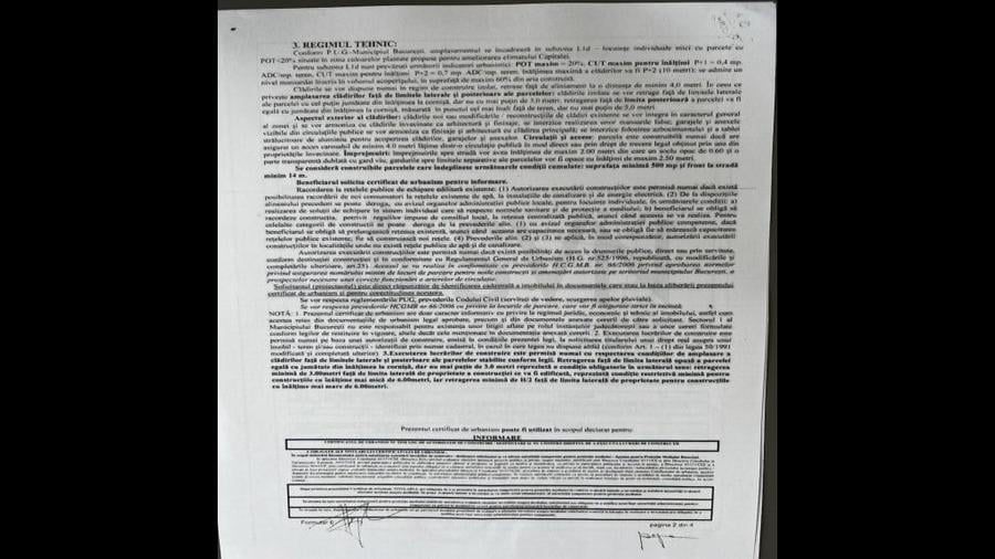 Teren de 1000 mp, în Sisești