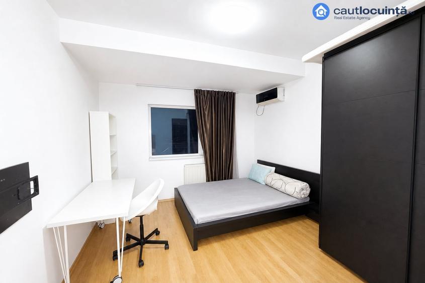 Apartament cu 3 camere decomandat, mobilat în Păcii