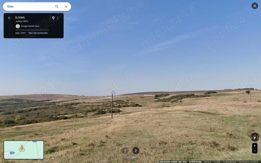 Teren de 18008 mp, în Gusu