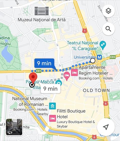 Apartament cu 5 camere nedecomandat în P-ța Universității