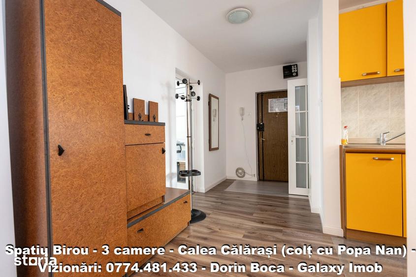 BIROU 3 Camere NEMOBILAT - CALEA CALARASI - Centrala proprie - 16