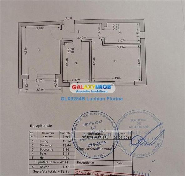 Apartament cu 2 camere decomandat, mobilat în Metalurgiei