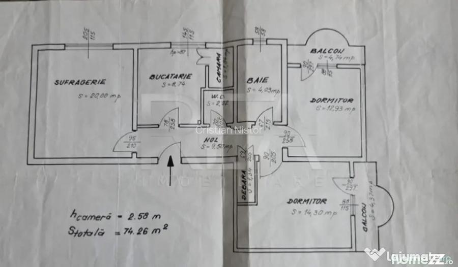 3 Camere- Decomandat-76,26 MP- Petre Ispirescu/Parcul Sebast - Bucuresti (Bucuresti-Ilfov)