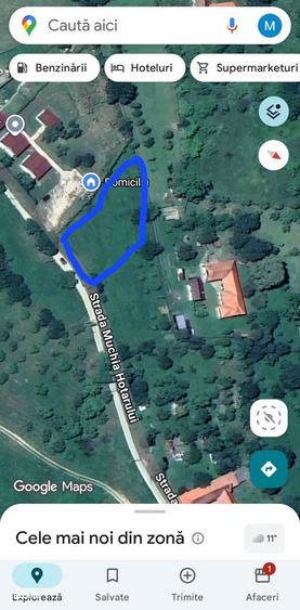 Teren de 1500 mp, în Bran