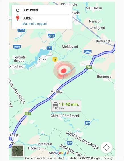 Teren de 11000 mp, în Dridu