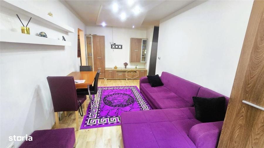 Apartament cu 2 camere semidecomandat, mobilat în Central