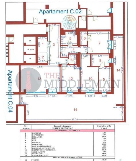 ONE RAHMANINOV | Apartament elegant cu 3 camere ?i terasa impresionant - 5
