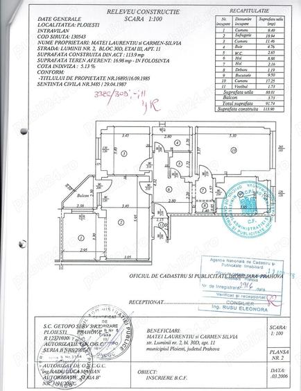 Apartament cu 4 camere decomandat, mobilat în Ultracentral