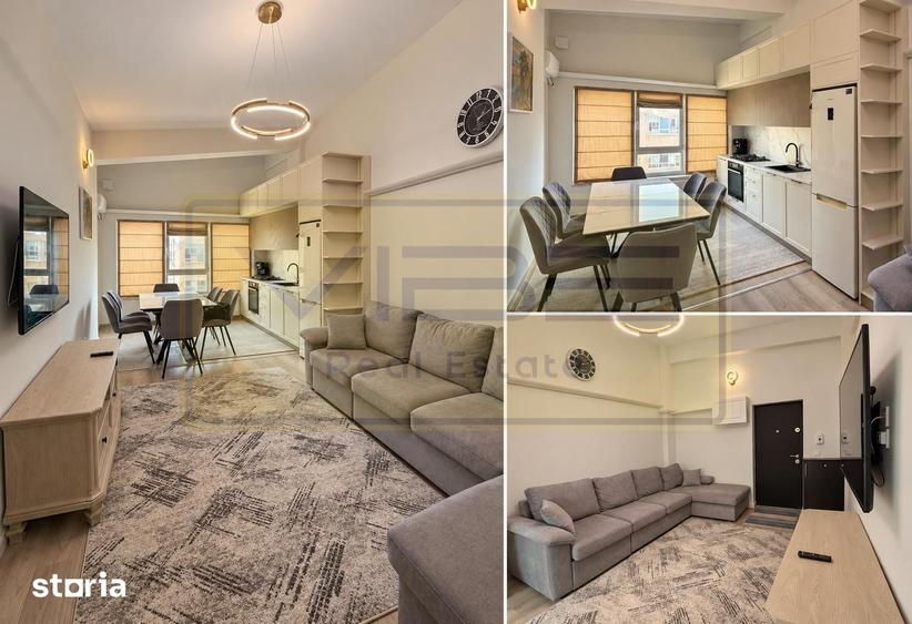 Apartament cu 3 camere, mobilat în Păcurari