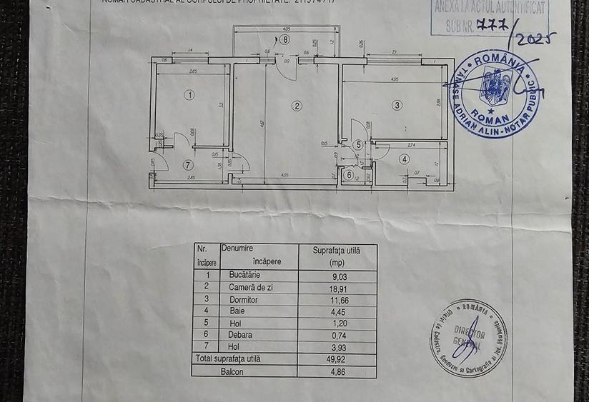 Apartament cu 2 camere semidecomandat, mobilat în Micro 11