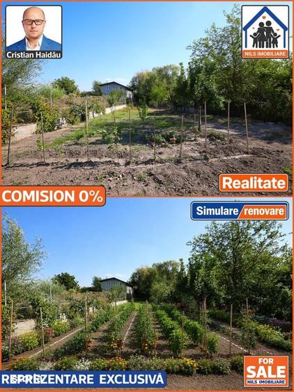 Casă cu 4 camere semidecomandat cu Teren 1047 Mp în Ștefăneștii de Jos
