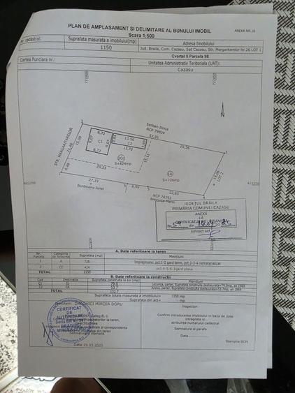 Casă cu 3 camere în Cazasu