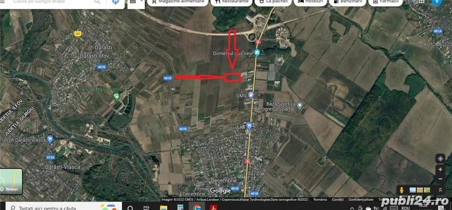 Teren de 3500 mp, în 1 Decembrie