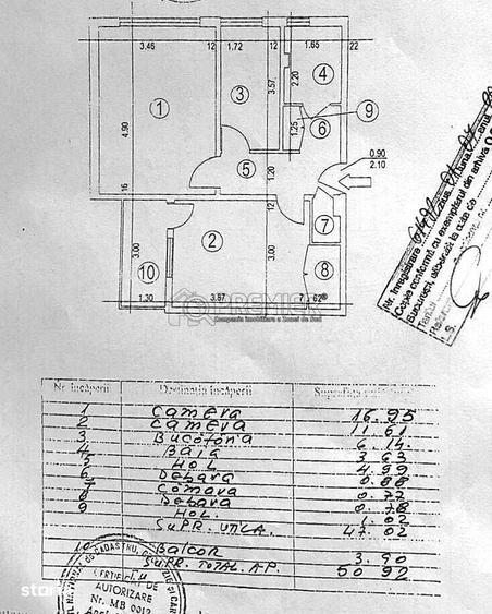 Apartament 2 camere | 50,92 mp | Etaj 7/10 | Str. Vatra Dornei - 4