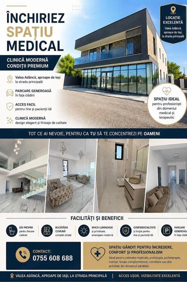 Spațiu comercial, de 260 mp, în Valea Adâncă