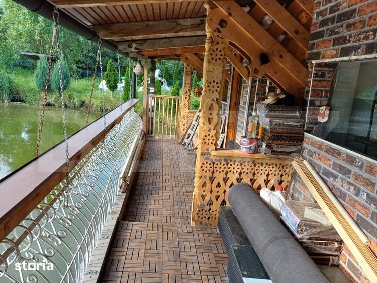 Teren intravilan 60 ari cu iaz si cabana, zona Ilisesti - 12