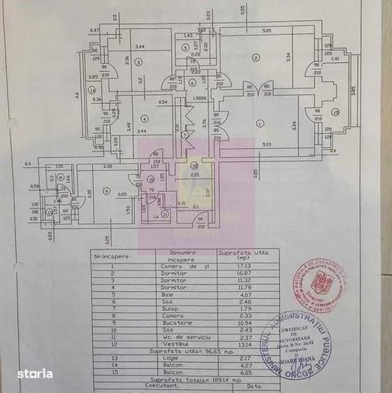 Apartament cu 4 camere în Decebal
