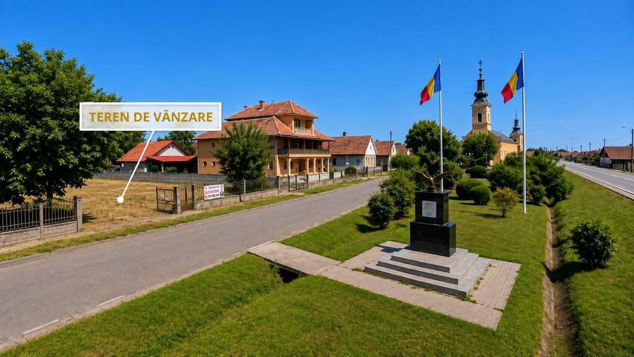 Teren Construcții intravilan de 2800 mp, în Doba