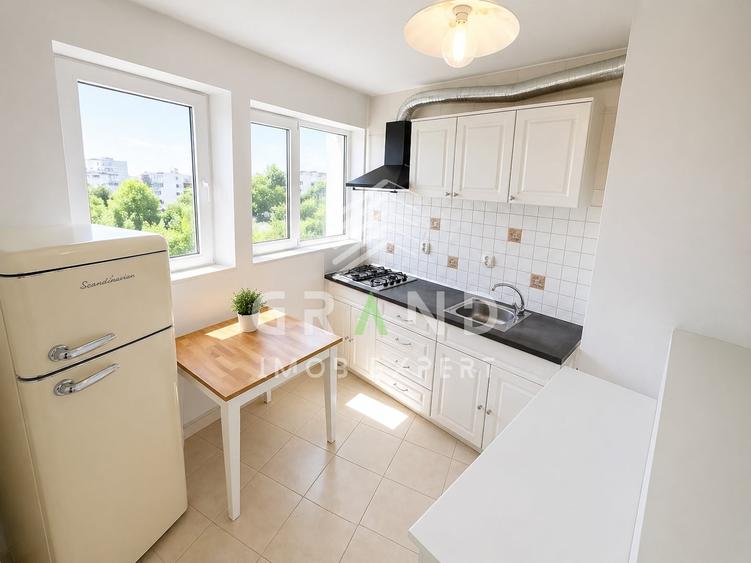 Apartament cu 2 camere semidecomandat, mobilat în Zorilor