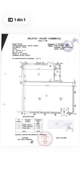 Spațiu comercial, de 145 mp, în Central