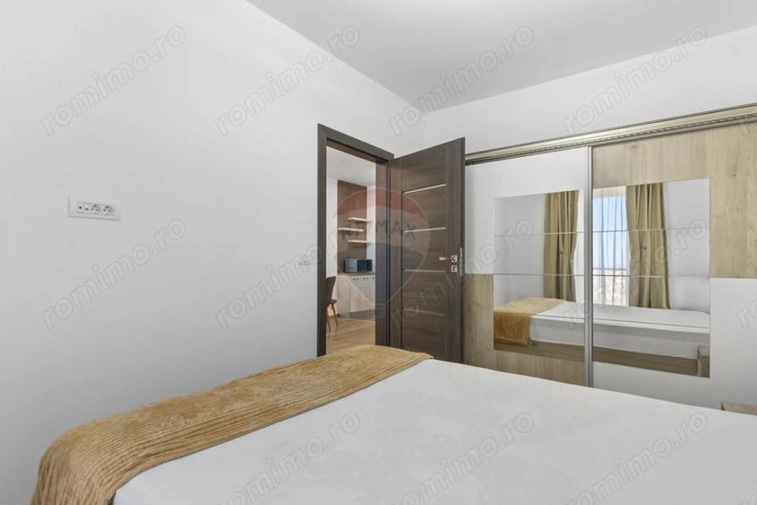 Apartament cu 2 camere semidecomandat, mobilat în UTA