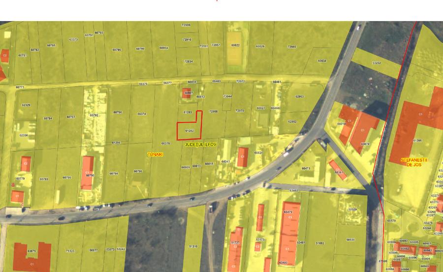 Teren Intravilan Tunari, Salcamului, 606mp - 1