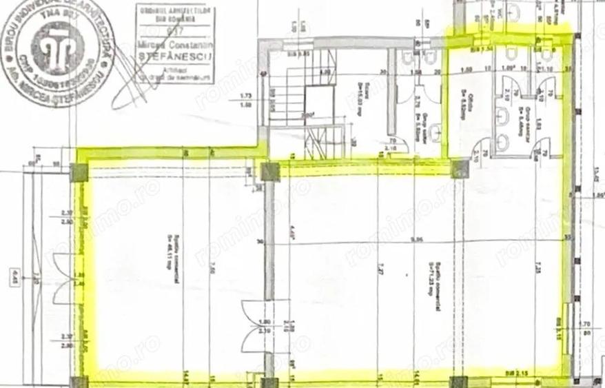 Spatiu comercial de inchiriat 132mp stradal 2 camere Turnisor Sibiu - 11