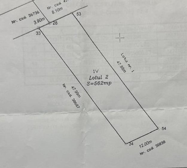 Teren intravilan - Plaiul Vulcanesti 562 mp - 2