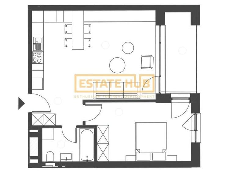 Apartament nou FINISAT 2 camere | Zona Centrala | Comision 0% - 2