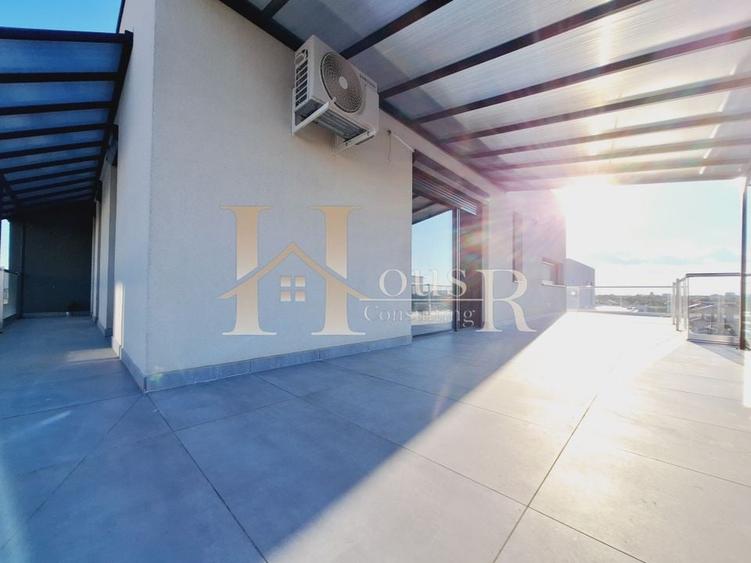 PENTHOUSE IN ORAS. TERASA DE 50 MP. MOBILAT SI UTILAT. - 17