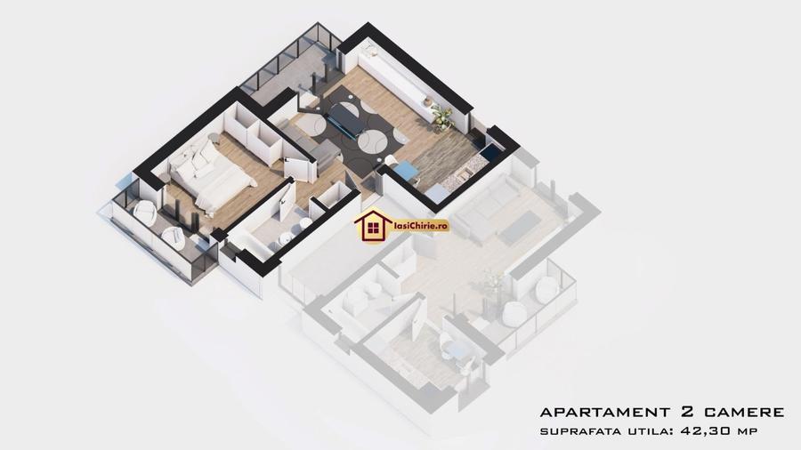 Apartament 2 camere Rediu - 6