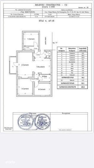 Apartament cu 4 camere - 1