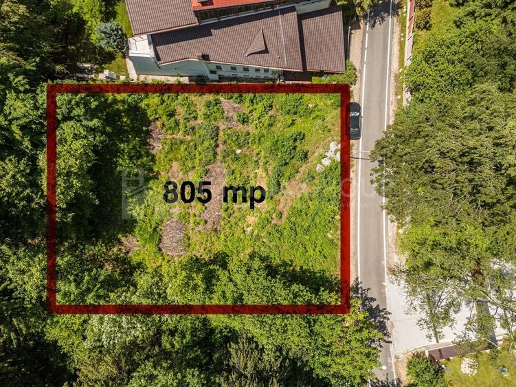 Teren intravilan Poiana Brasov,  cu proiect casa de vacanta tip Chalet - 1