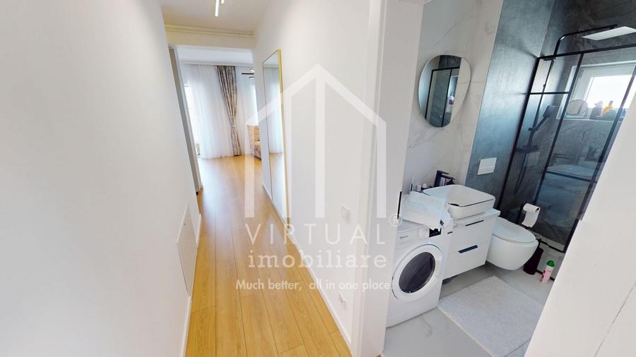 Ap cu 2 camere, 54mp utili, balcon, mobila, parcare, Cristian - 9