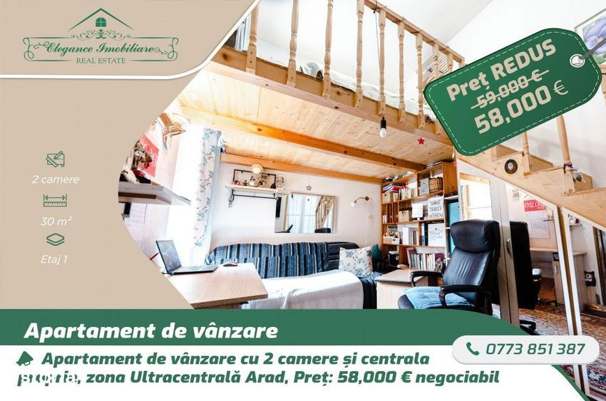 Apartament cu 2 camere si centrala proprie, zona Ultracentrala, Arad - 7