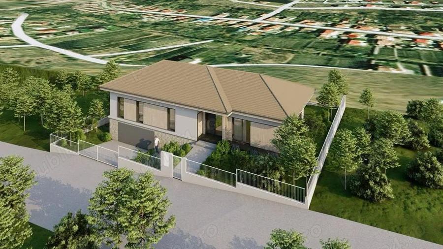 Casa unifamiliala D+P, la intrare in Chinteni pe stanga, str. Brizei - 9
