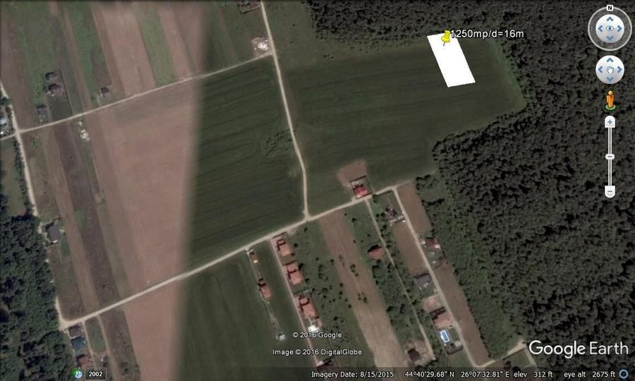 Teren intravilan inconjurat de padure, Ciofliceni, Snagov, comision 0 - 2