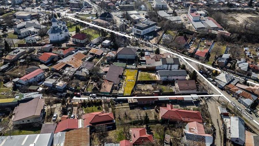 CHITILA,TEREN INTRAVILAN 278 MP,CASA DEMOLABILA,UTILITATI,ASFALT - 4