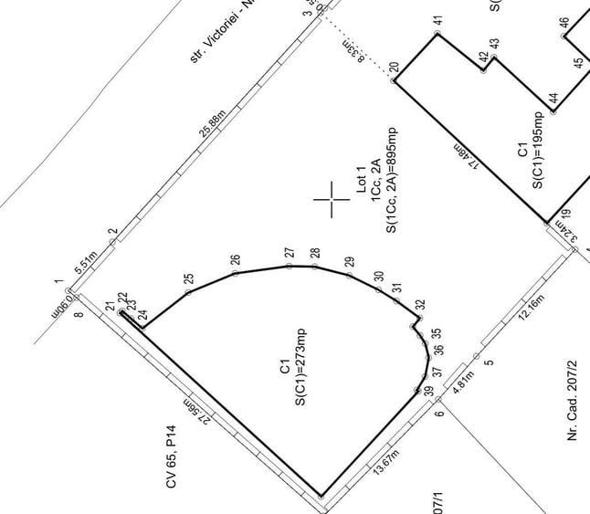 Teren 895mp + Constructie 195mp Amprenta - 1