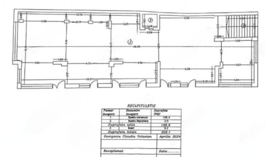 Zona Piata Floreasca SP 208 mp open space