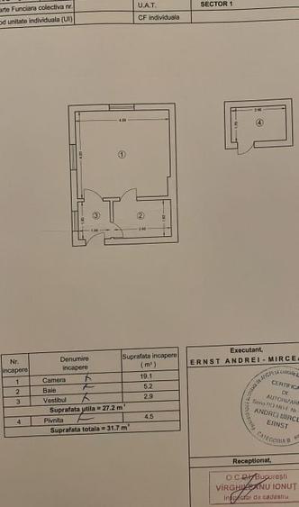 Garsonieră decomandată în Kogălniceanu