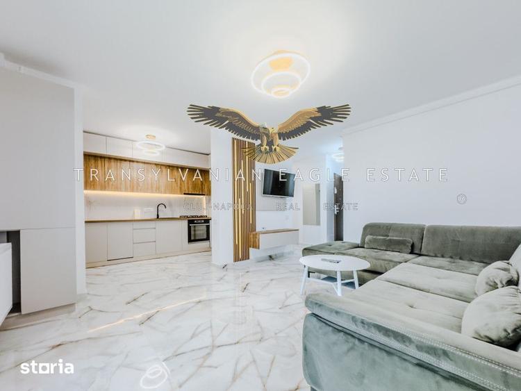 Apartament cu 2 camere semidecomandat, mobilat în Între Lacuri