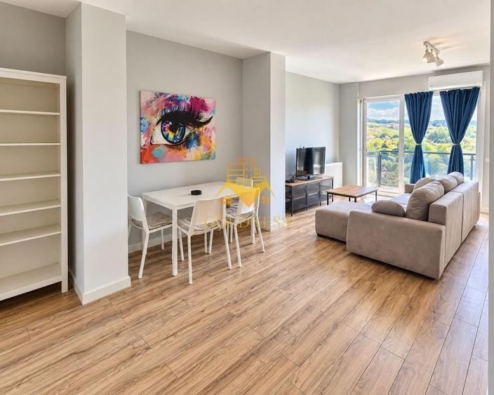 Apartament cu 2 camere semidecomandat, mobilat în Sopor