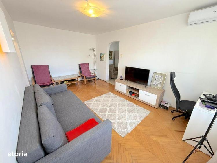 Apartament cu 2 camere, mobilat în Matei Voievod
